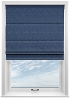 Stamford, Denim - Twist&Fit Roman Blind